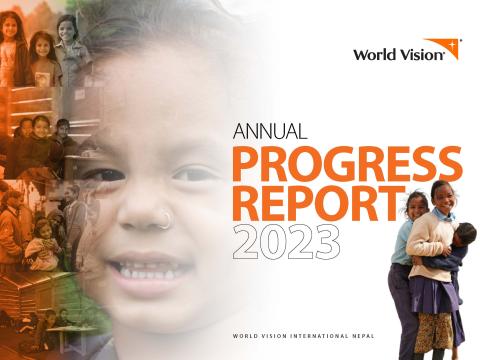 Cover page of Annual Progress Report FY23